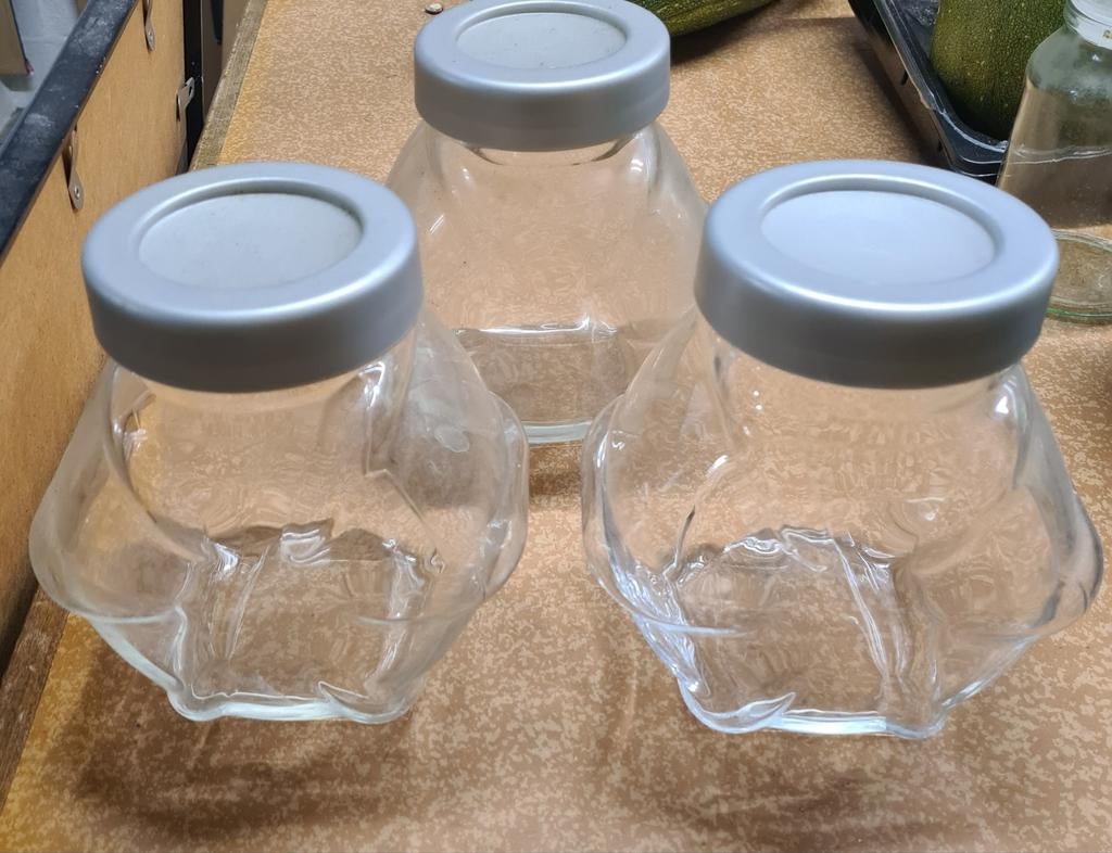 Ikea glazen voorraadbokalen, Huis en Inrichting, Ophalen, Zo goed als nieuw, Glas