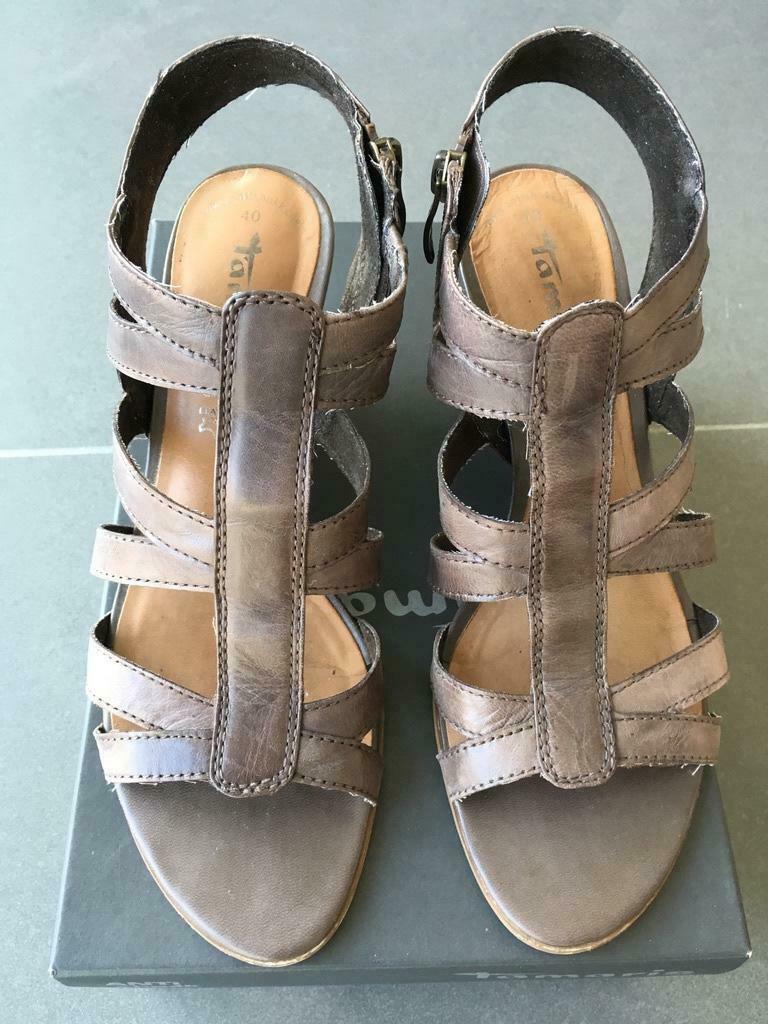 Sandalen Tamaris, Enlèvement ou Envoi, Comme neuf, Brun, Sandales et Mûles
