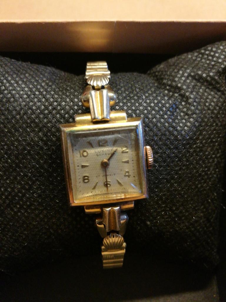 Montre Femme Lusina Genève à réparer, Enlèvement ou Envoi, Or