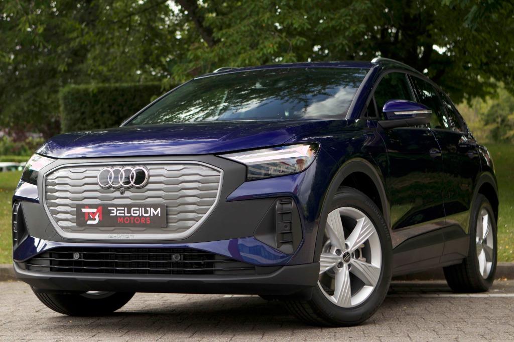 Audi Q4 e-tron - Adaptieve cruise - Cam - Nav, Auto's, Automaat, Blauw, 5 zetels, 5 deurs