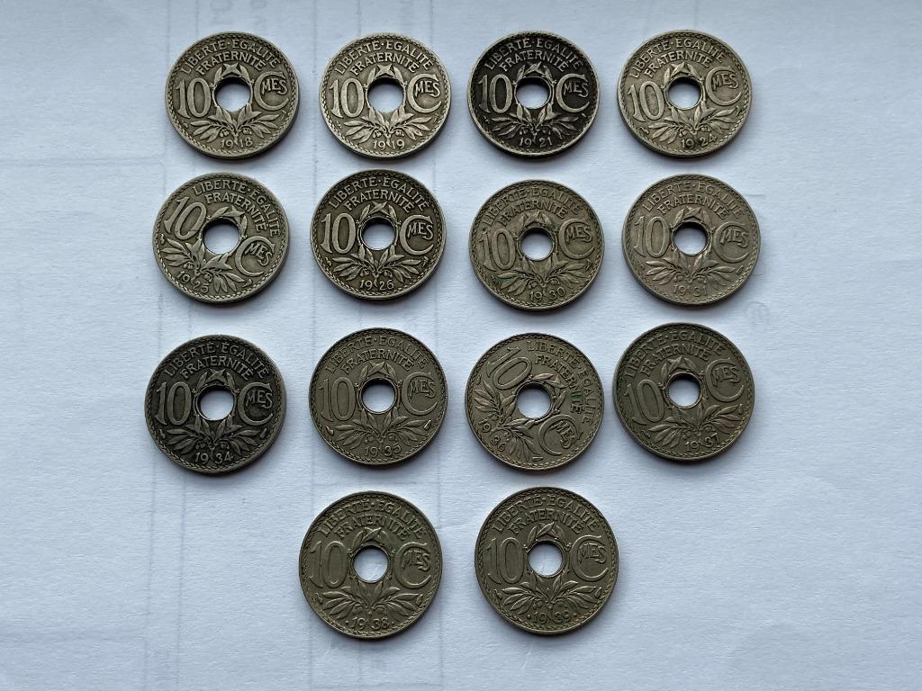Munten, Ophalen, Frankrijk, Setje
