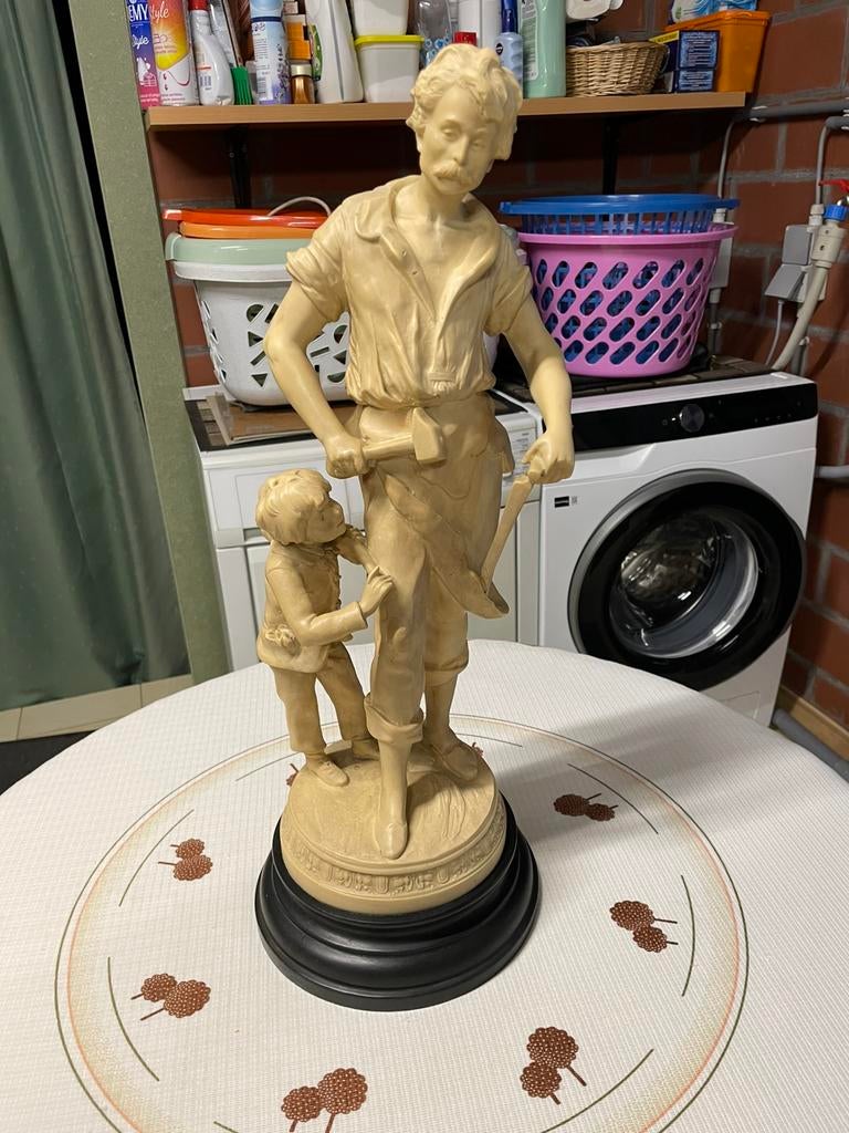 Beeld van Boer met zoon, Enlèvement, Utilisé
