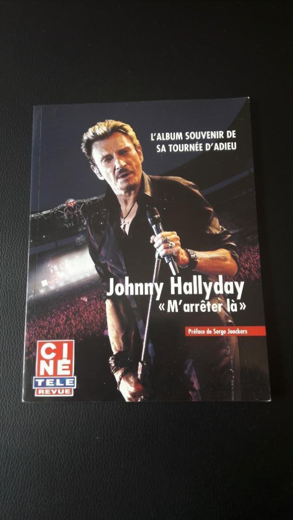 Johny Hallyday M'arrêter là Album souvenir Ciné Télé revue, Ophalen of Verzenden, Zo goed als nieuw, Artiest