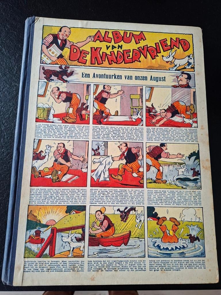 Allereerste Nederlandstalig stripblad De Kindervriend 1931, Ophalen, Gelezen