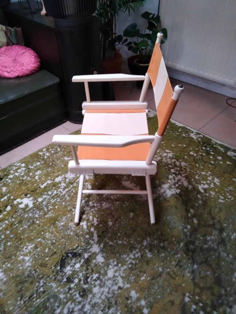 Vintage regisseur stoelen.opvouwbaar.nieuwe bekleding, Ophalen, Gebruikt