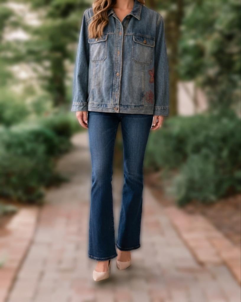 Jeans vestje van Mexx, maat 42, Mexx, Maat 42/44 (L), Zo goed als nieuw, Jasje