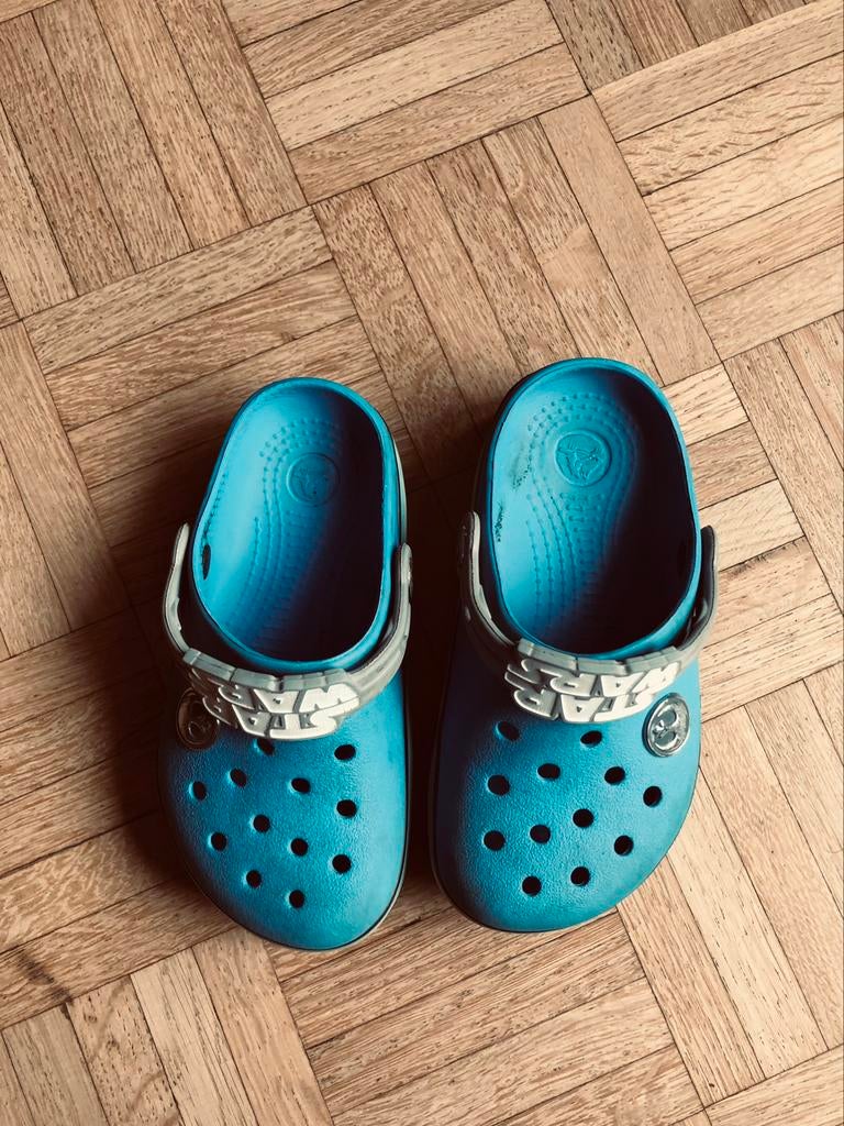Crocs sabots enfants avec lumière - Pointure : C11 - 28/29, Enlèvement, Utilisé, Crocs