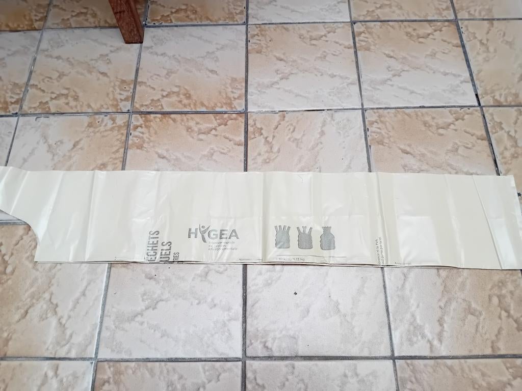 Sacs poubelles Hygea, Enlèvement