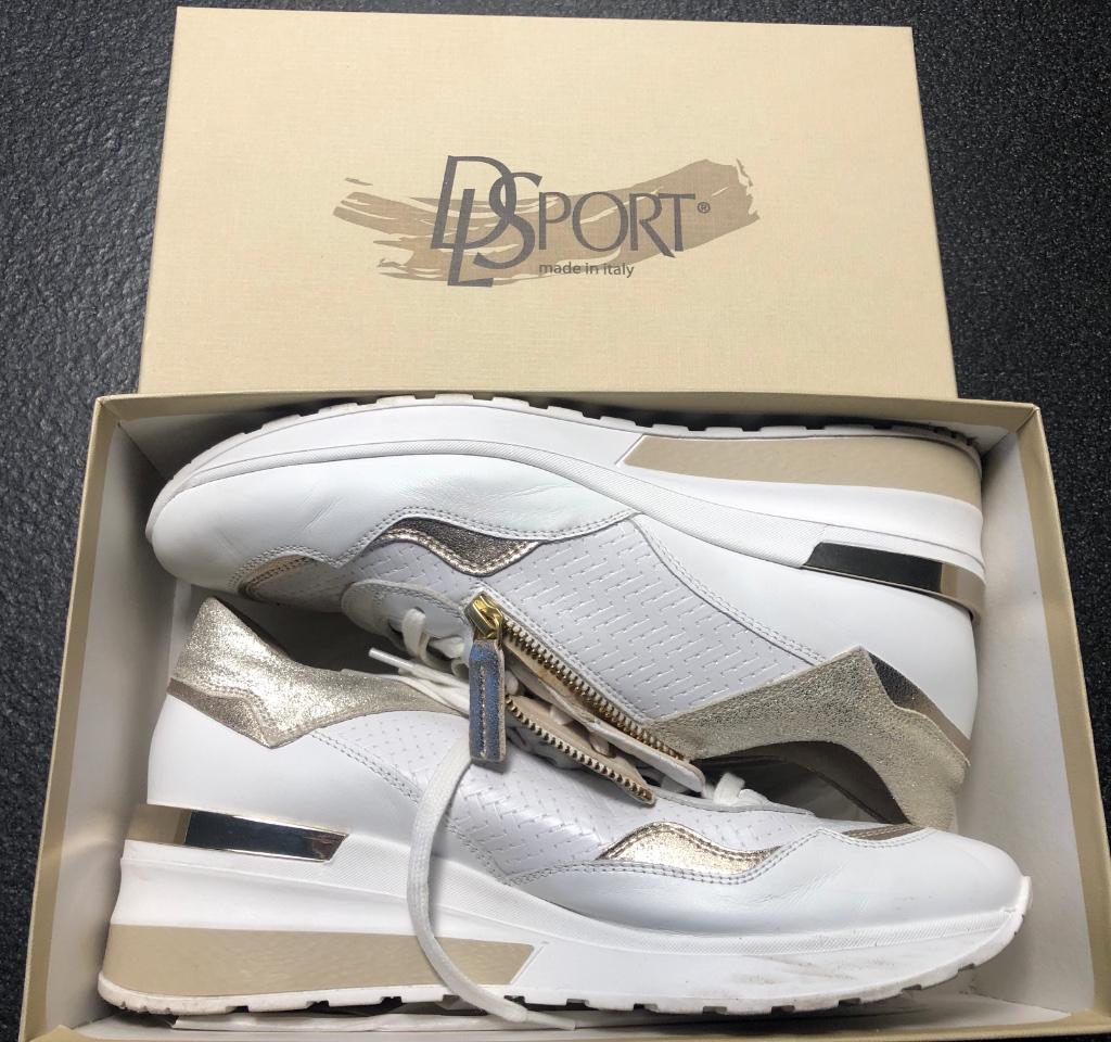 Witte sneakers DL sport nieuw in doos M41, Wit, Nieuw, Ophalen of Verzenden, Sneakers