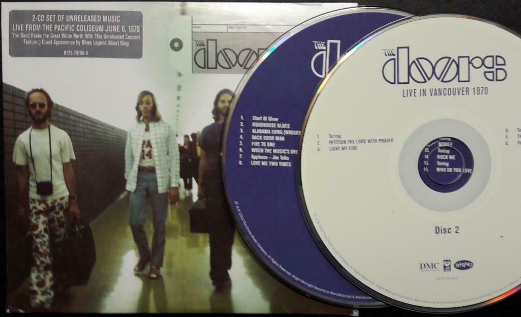 THE DOORS - Live in Vancouver 1970 ( 2CD ), Cd's en Dvd's, Cd's | Rock, Ophalen of Verzenden, Zo goed als nieuw, Poprock