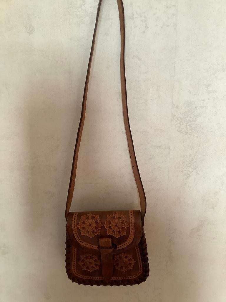 Sac à bandoulière en cuir, Enlèvement ou Envoi, Comme neuf