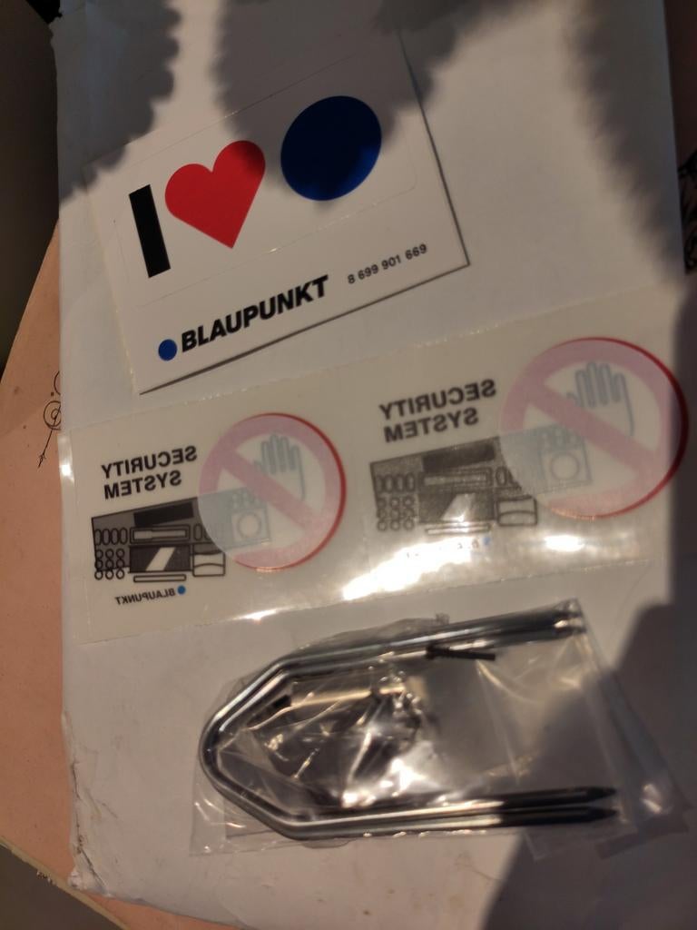 Accessoires en handleiding Blaupunkt, Ophalen of Verzenden, Zo goed als nieuw