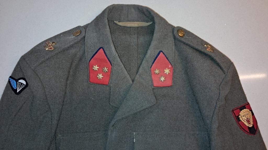 BELGIQUE - ABL - CAPITAINE INFANTERIE - 1957, Ophalen of Verzenden, Landmacht, Kleding of Schoenen