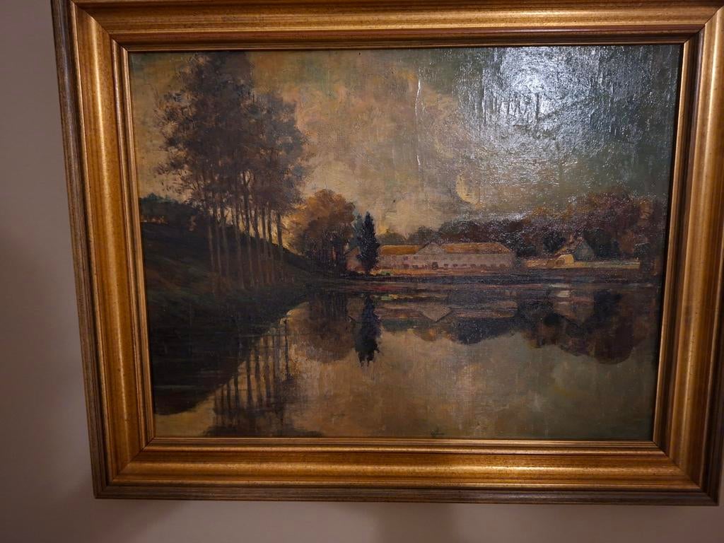 Peinture ancienne sur toile, Antiquités & Art, Enlèvement