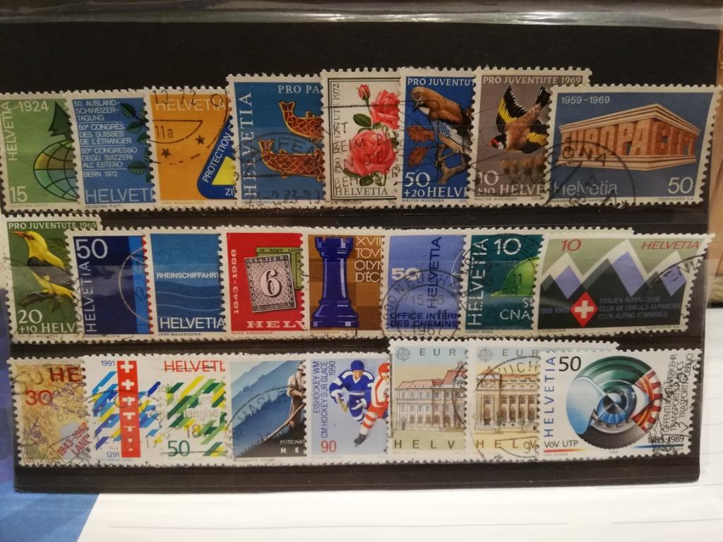 lot de timbres Suisses oblitérés, Timbres & Monnaies, Enlèvement ou Envoi, Affranchi
