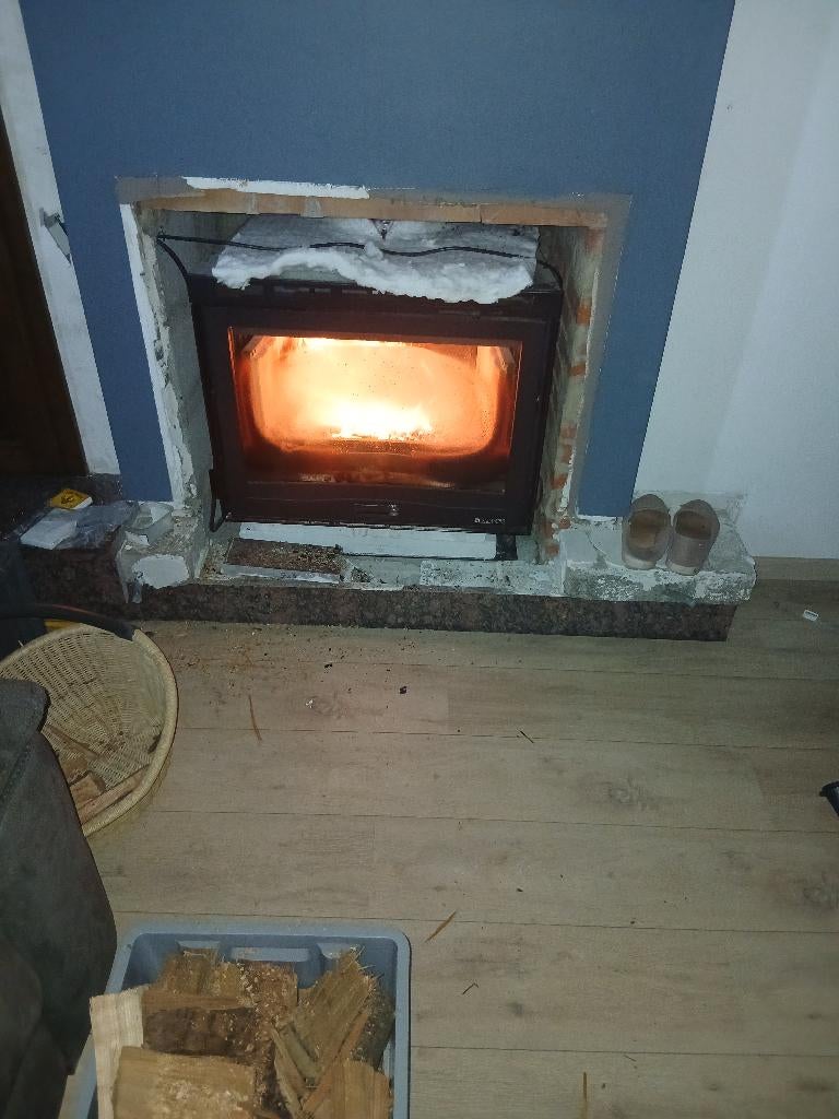 Inbouwventilator voor houtkachel, Huis en Inrichting, Ophalen, Houtkachel, Zo goed als nieuw, Inbouw