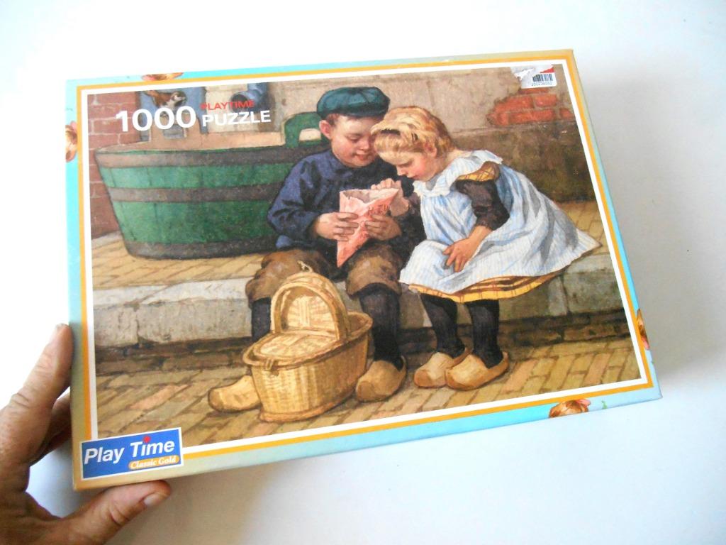 Puzzel met Ot en Sien - 1000 st., Verzenden, 500 t/m 1500 stukjes, Gebruikt, Legpuzzel
