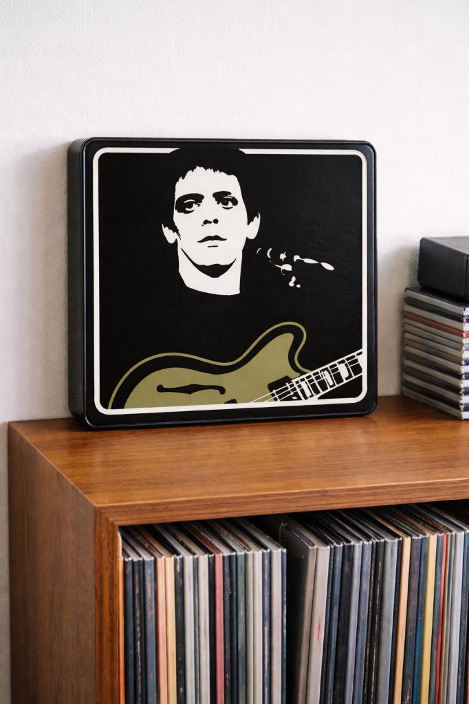 Lou Reed Lightbox - Unieke Wanddecoratie, Verzenden, Nieuw, Poster, Artwork of Schilderij