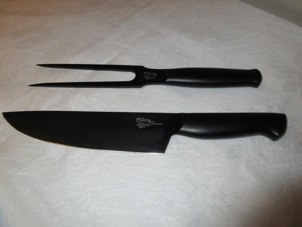 CHOP & GRILL by GREENPAN vleesvork en kokmes, Ophalen