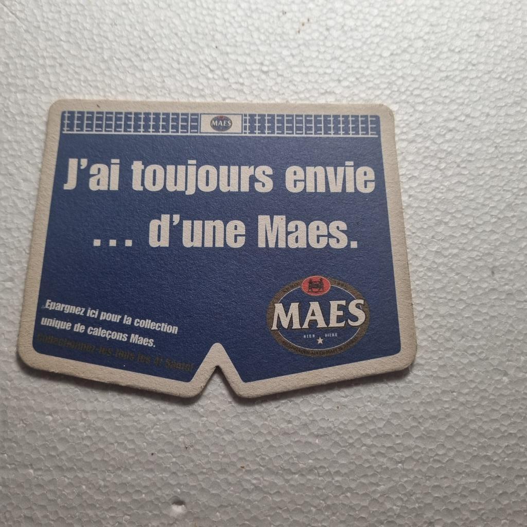Sous Bock Maes (modèle 14), Verzamelen, Ophalen of Verzenden, Gebruikt, Viltje(s), Overige merken