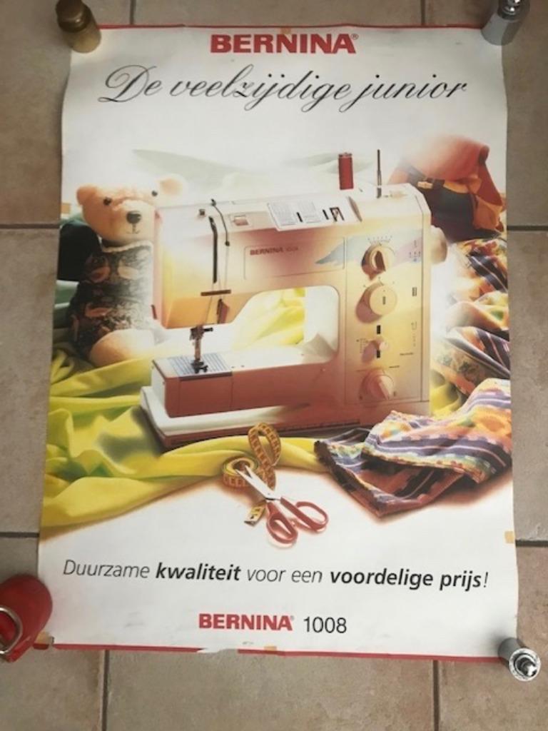 Poster BERNINA "Bernina 1008"  (nr4715), Rechthoekig Staand, Deurposter of groter, Nieuw, Ophalen of Verzenden