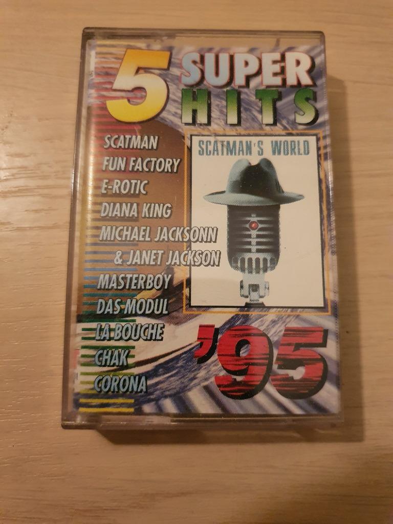 K7 audio super hits 95 vol 5, CD & DVD, Cassettes audio, Enlèvement ou Envoi, Originale, Dance, Comme neuf