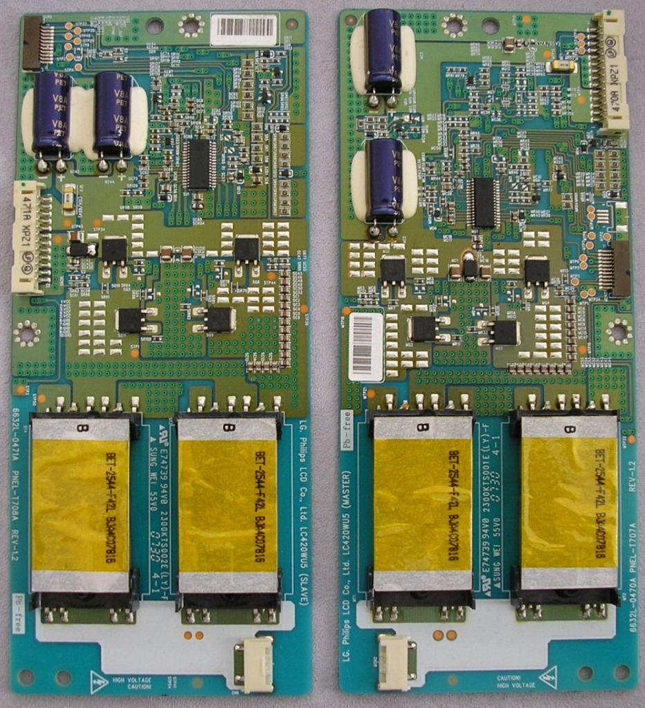 Reparatie inverterboard-kit voor o.a. 42 inch Philips LCD's, Audio, Tv en Foto, Vintage Televisies, Nieuw, Ophalen of Verzenden