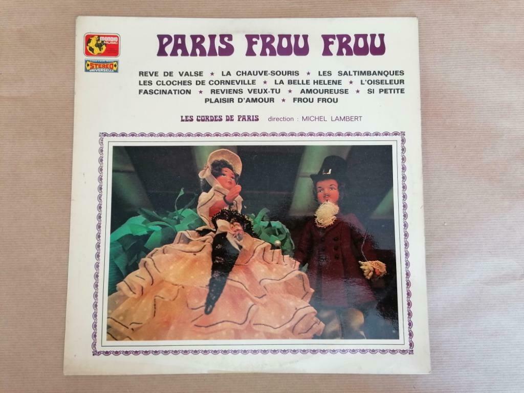 33T PARIS FROU FROU Vinyle LP LES CORDES DE PARIS Direction, Enlèvement ou Envoi