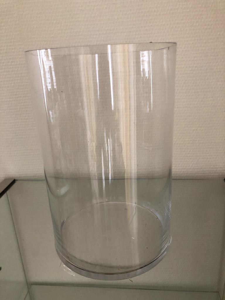 glazen vaas, Ophalen, Gebruikt, Glas
