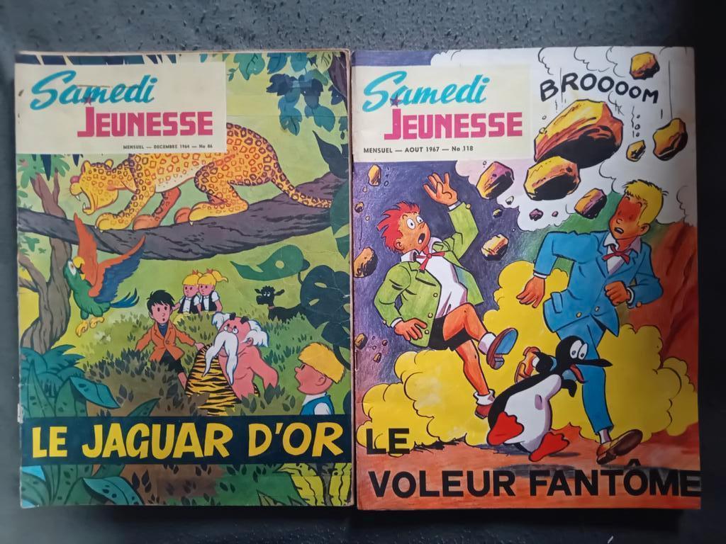 2 bandes dessinée Samedi jeunesse 1964-67, Livres, BD, Plusieurs BD, Enlèvement ou Envoi, Utilisé
