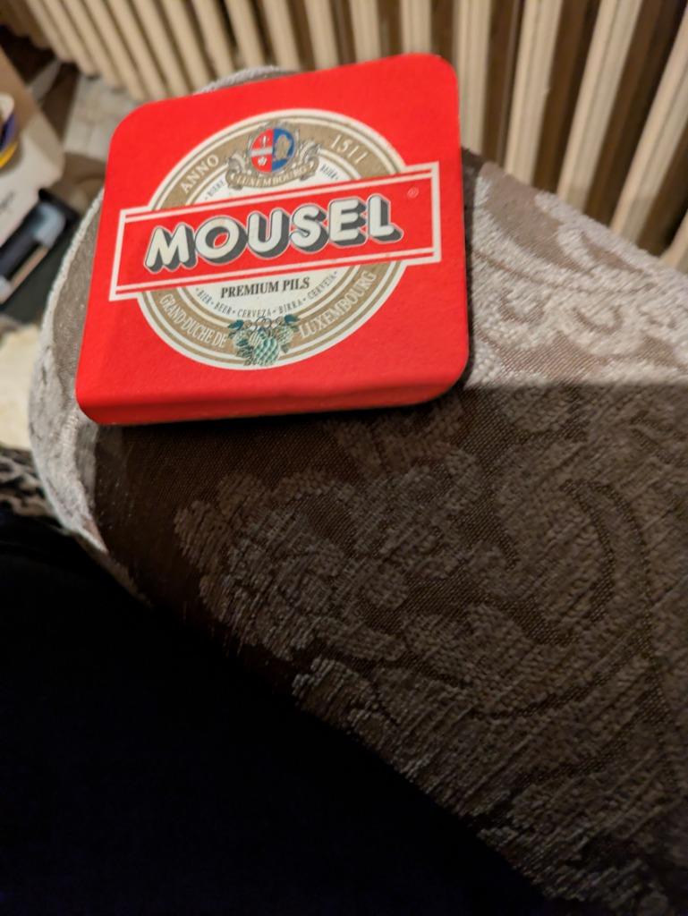Mousel, Enlèvement ou Envoi, Comme neuf, Sous-bock