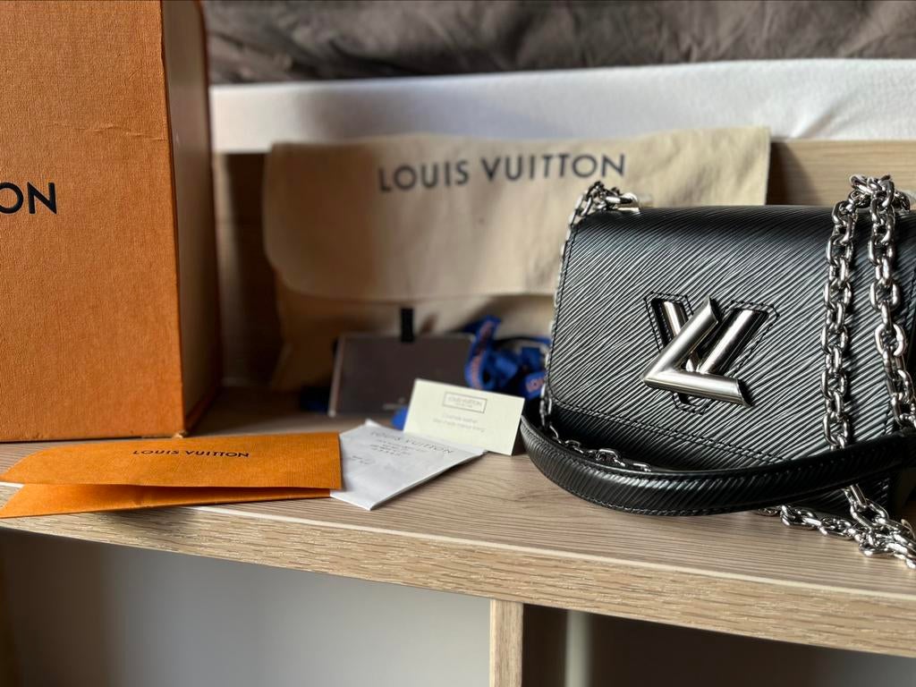 Louis Vuitton Twist LV, Enlèvement ou Envoi, Neuf, Noir, Sac de soirée