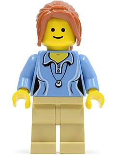 Lego figuur twn189 Female Parisian restaurant / F2, Enlèvement ou Envoi, Neuf, Briques en vrac, Lego
