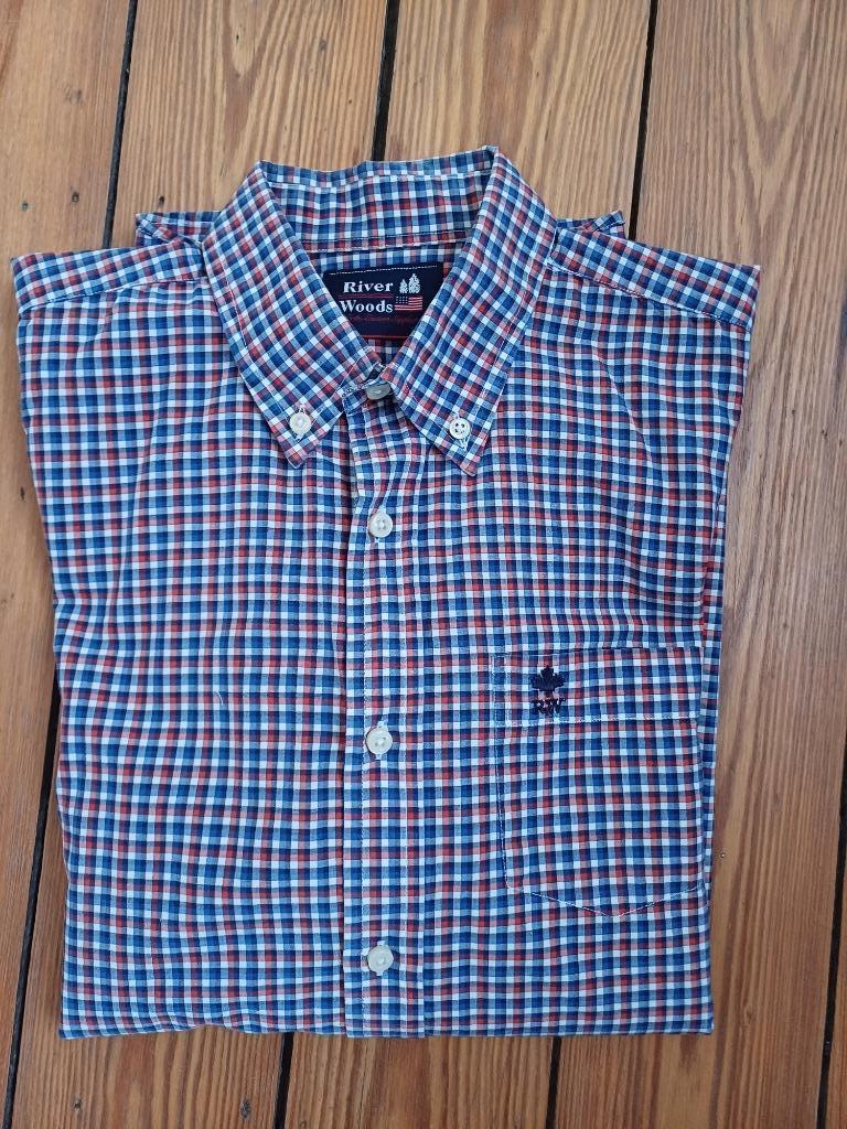 Chemise River Woods T 16 ans, Vêtements | Hommes, Chemises, Tour de cou 38 (S) ou plus petit, Enlèvement, Bleu, Comme neuf