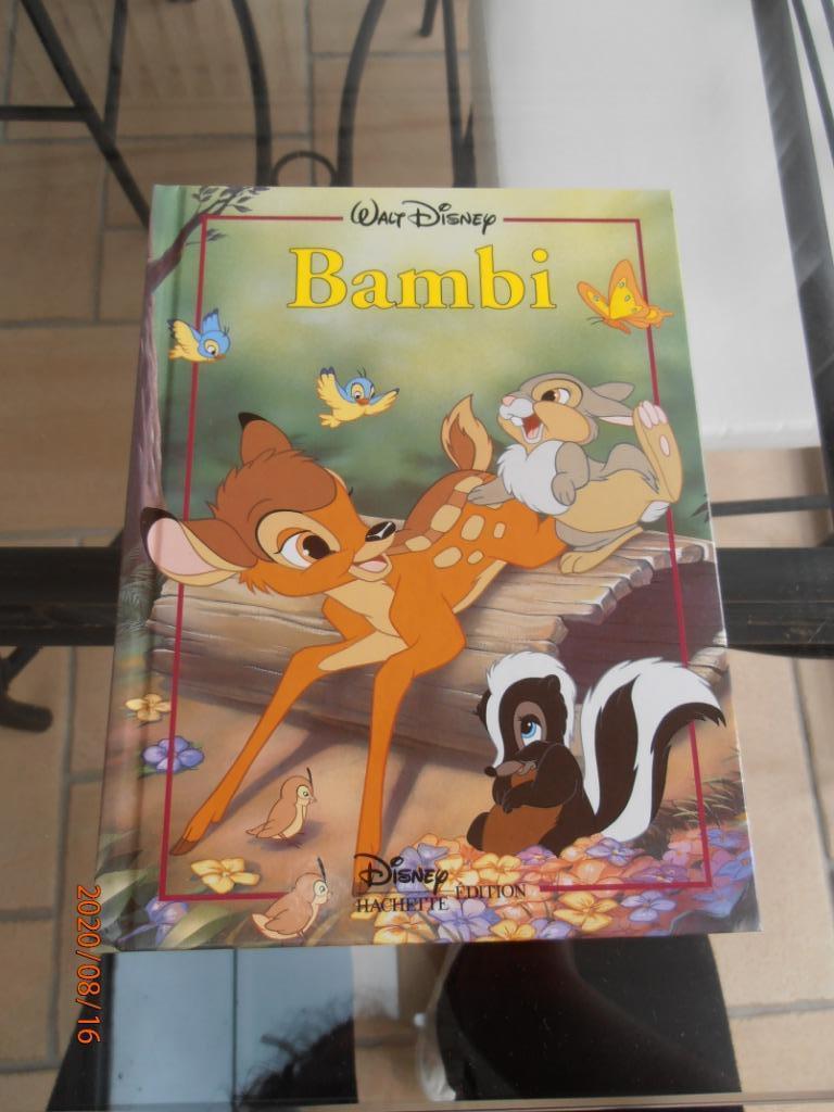 Livre "Bambi" - DISNEY HACHETTE (2001), Enlèvement ou Envoi, Comme neuf, Disney, 3 à 4 ans