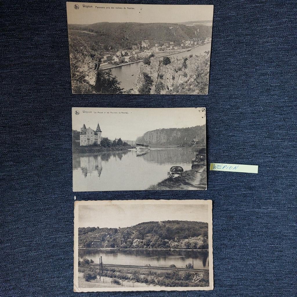 3 oude postkaarten van Wépion, Enlèvement ou Envoi, Comme neuf