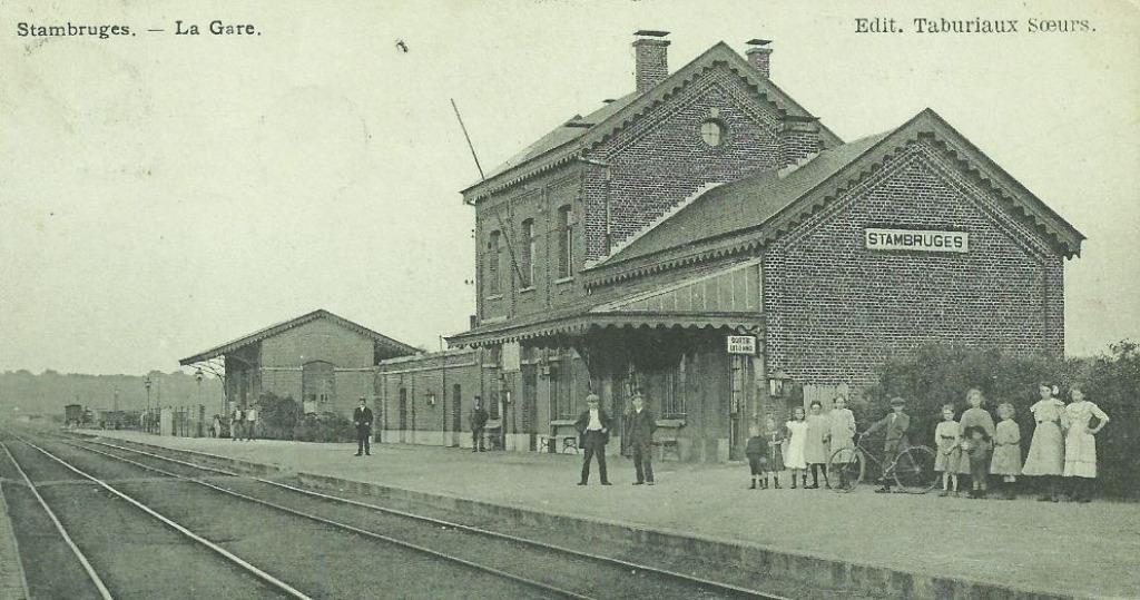 Stambruges (Beloeil) la gare (Chemin de fer), Collections, Enlèvement ou Envoi, Avant 1920, Non affranchie, Hainaut