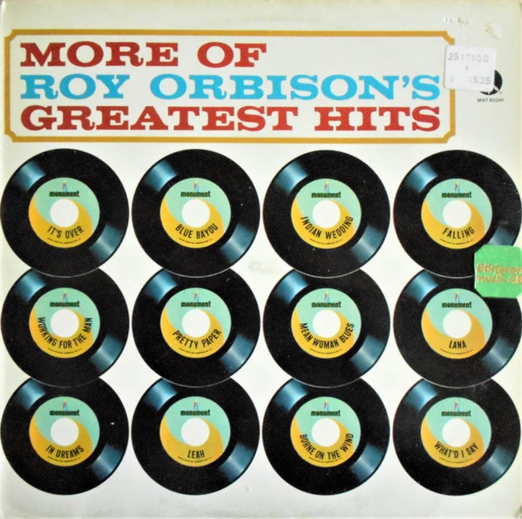 Roy Orbison - More Of ...'s Greatest Hits (1418290465), Enlèvement ou Envoi, Utilisé, 12 pouces, Pop rock
