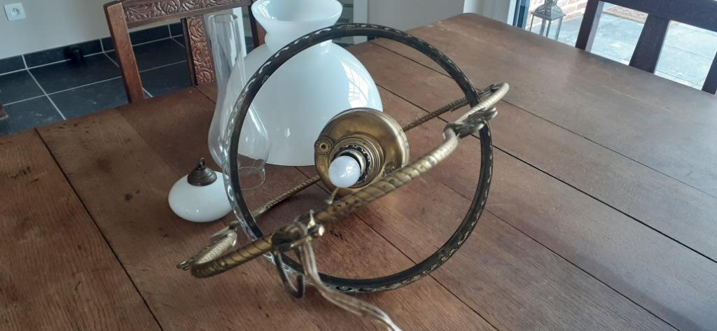 Antieke luster, Ophalen