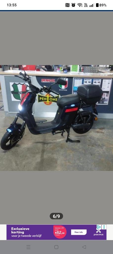 GTS E-asy, Vélos & Vélomoteurs, Scooters | Marques Autre, Comme neuf, Enlèvement, Classe A (25 km/h), Électrique