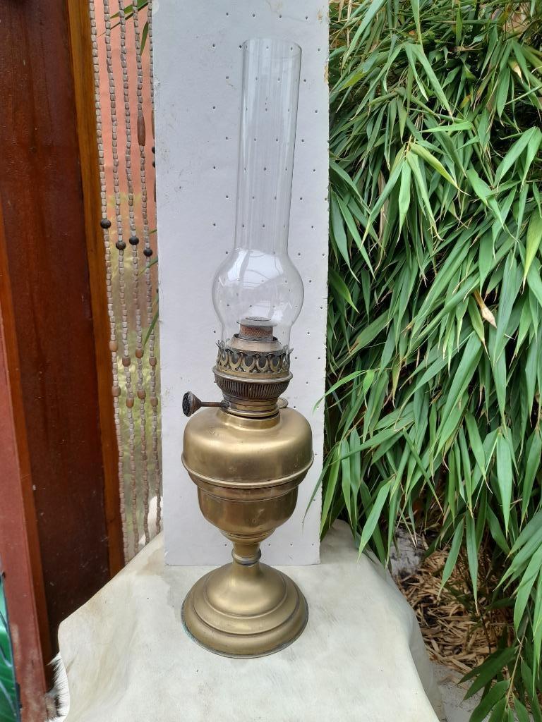 Lampe à pétrole vintage de marque L & B, Antiquités & Art, Enlèvement