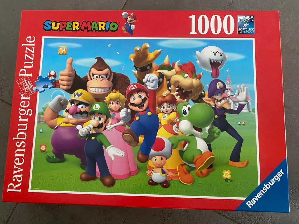 Supermario puzzel 1000 stukken, Ophalen, Zo goed als nieuw