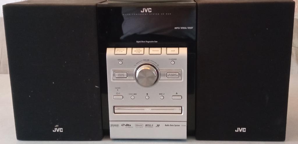 Chaine hifi " JVC " RDS CD DVD avec télécommande, Micro chaîne, JVC, Haut-parleurs, Enlèvement