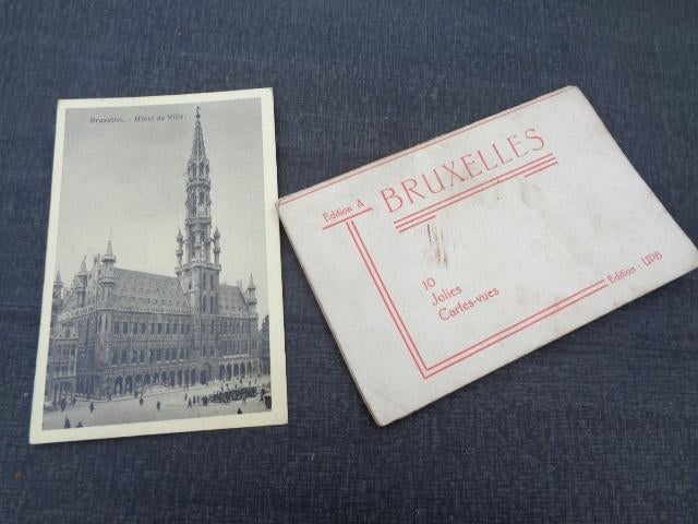 postkaarten brussel 1940 , aangekocht door een Landser, Verzenden, 1920 tot 1940, Ongelopen, Stad of Dorp