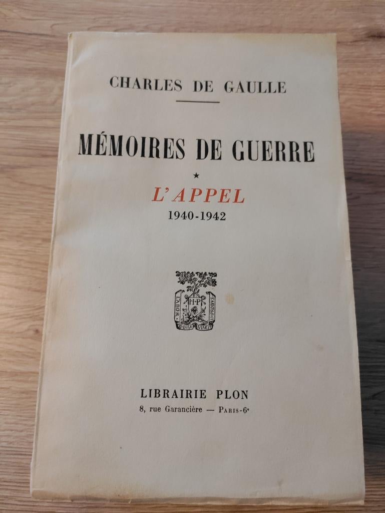 Mémoires de Guerre - Charles de Gaulle, Boeken