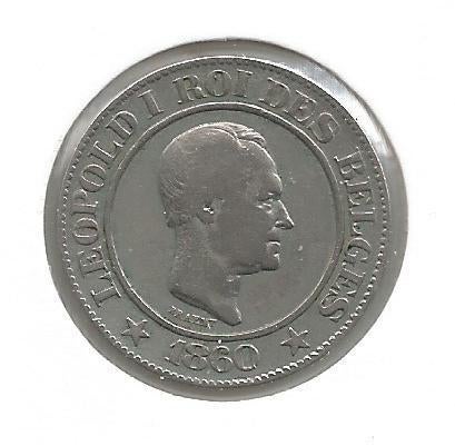13911 * LEOPOLD I * 20 cent 1860, Verzenden