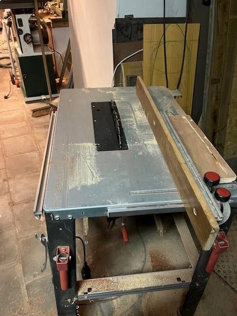 metabo tafelzaag TKHS315 met verlengtafel, Ophalen, Gebruikt