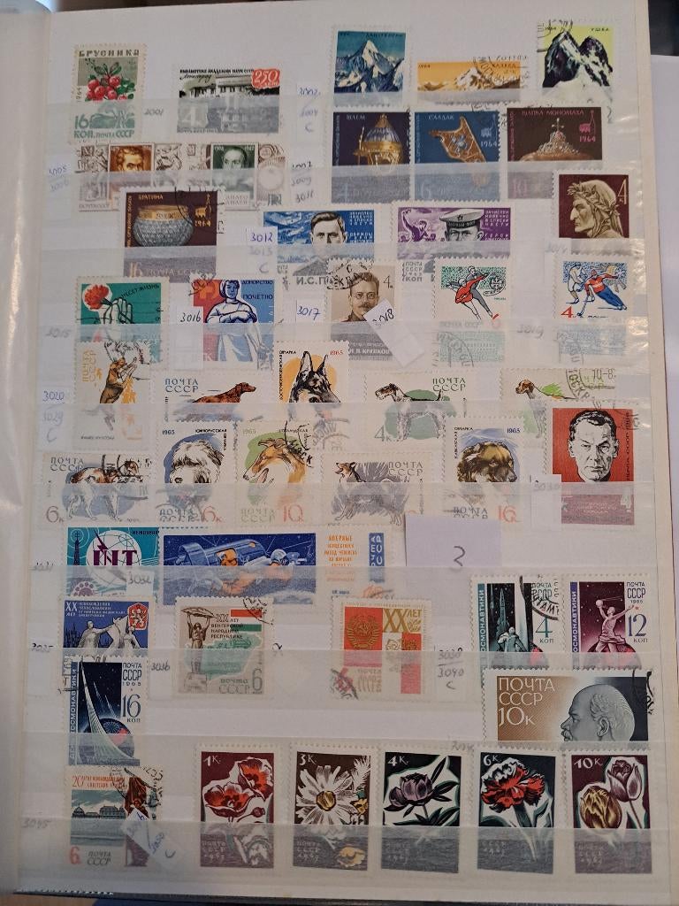 Postzegels Rusland, Ophalen of Verzenden, Gestempeld