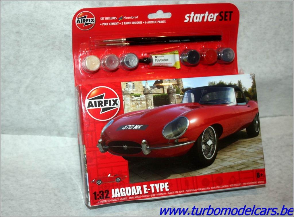 Jaguar E-Type 1/32 Airfix Starterkit, Neuf, Enlèvement ou Envoi, Voiture, 1:32 à 1:50