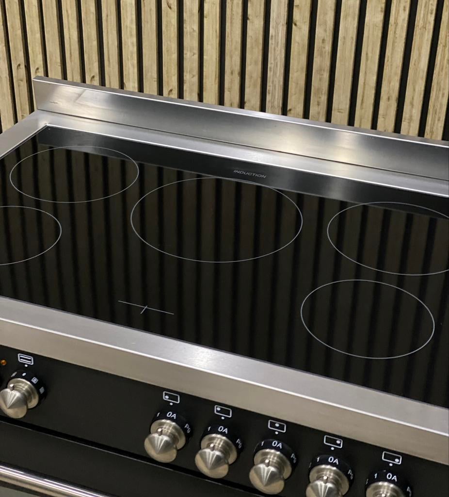 Belle cuisinière à induction Britannia, Classe énergétique A ou plus économe, Comme neuf, 90 à 95 cm, Induction